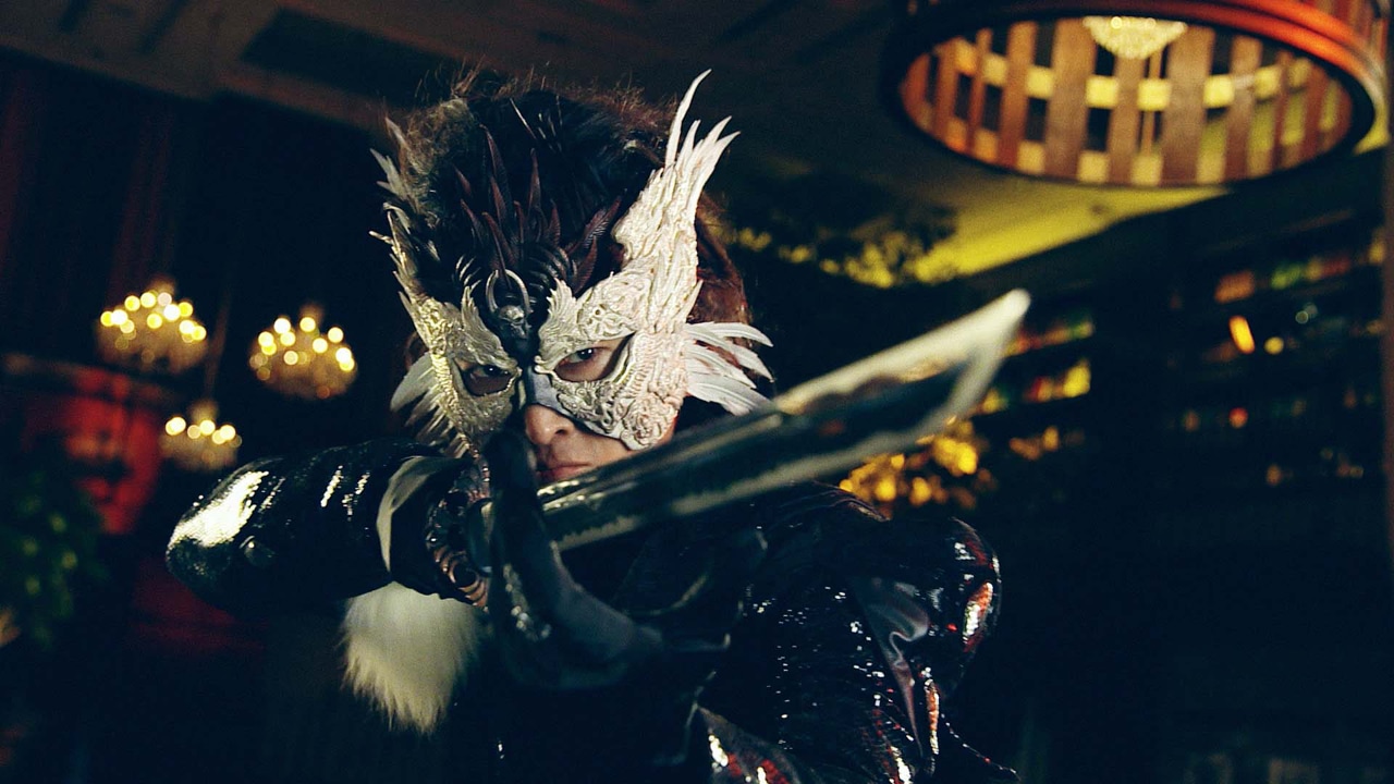 「牙狼〈GARO〉－月虹ノ旅人－」より、松田悟志演じる仮面の男・白孔（しろく）。