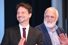 左からヴァレリオ・ミエーリ、マルコ・トゥリオ・ジョルダーナ。