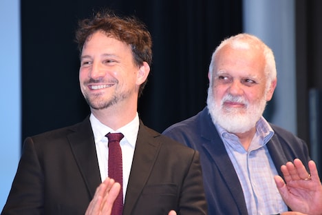 左からヴァレリオ・ミエーリ、マルコ・トゥリオ・ジョルダーナ。