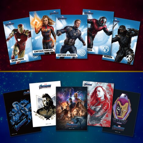 「Happyくじブロマイド」景品の一例。