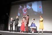 「貞子」完成披露試写会の様子。