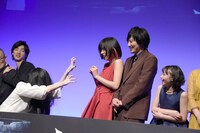 「貞子」完成披露試写会の様子。