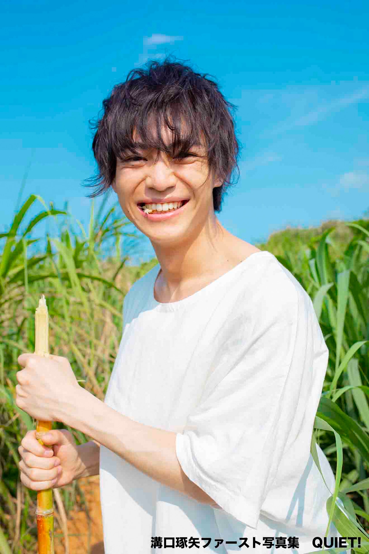 溝口琢矢写真集「QUIET!」より。（撮影：近藤宏一）