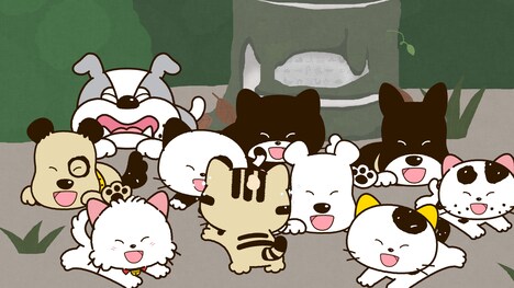 「タマとふしぎな石像」 (c)Sony Creative Products Inc./Tama & Friends Project