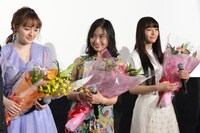 「映画 としまえん」初日舞台挨拶の様子。