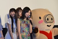 「映画 としまえん」初日舞台挨拶の様子。