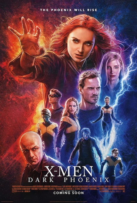 「X-MEN：ダーク・フェニックス」海外版ポスタービジュアル