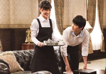 「うちの執事が言うことには」より、左から優希美青演じる雪倉美優、神尾楓珠演じる雪倉峻。