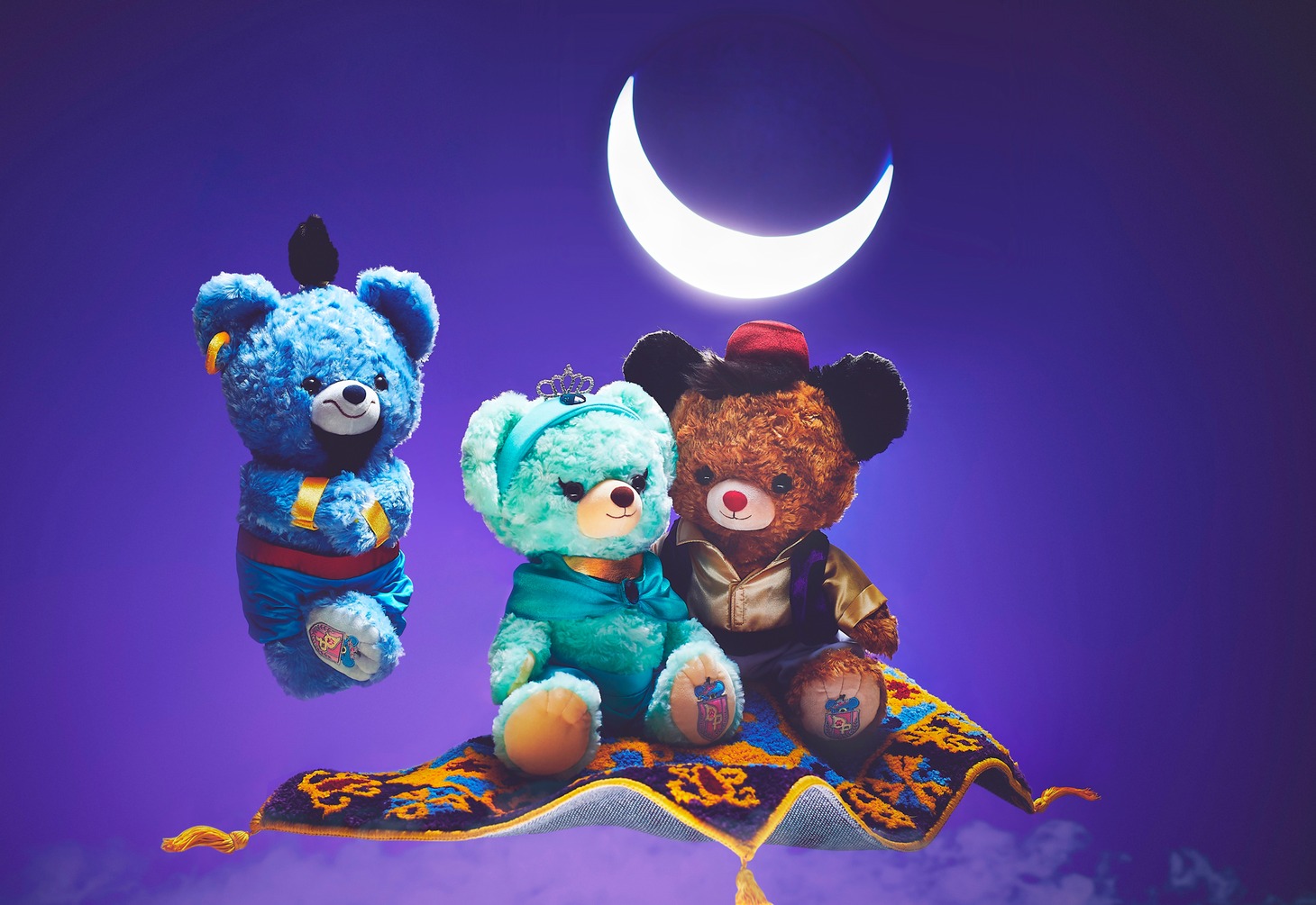 「Disney Princess BEAR by UniBEARsity」の「アラジン」シリーズ。(c)Disney