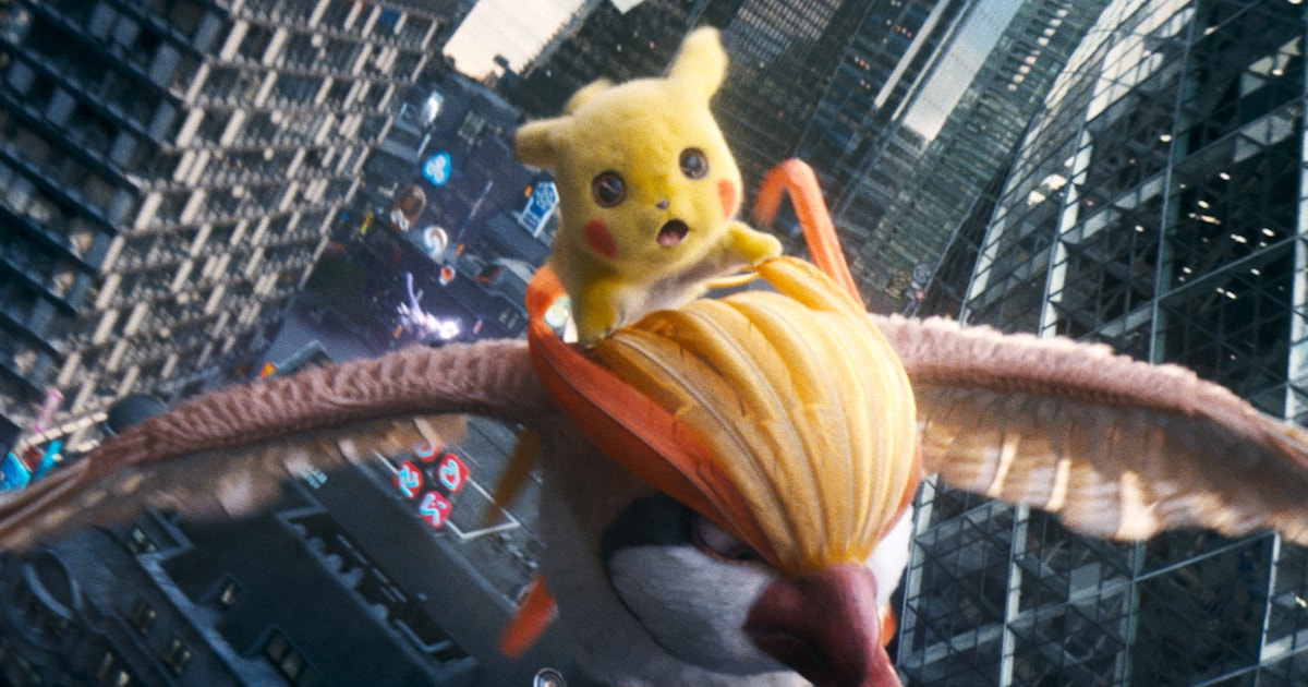ピカチュウが飛ぶ！「名探偵ピカチュウ」新写真11点が到着、しわしわ顔 