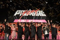 「プロメア」完成披露舞台挨拶の様子。