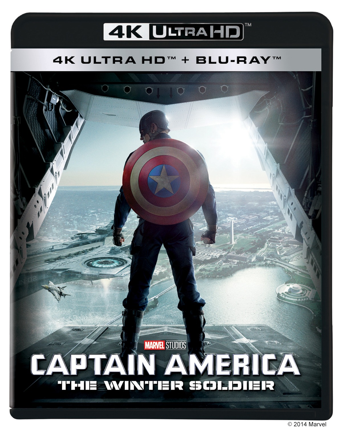 「キャプテン・アメリカ／ウィンター・ソルジャー」4K UHDジャケット (c)2014 MARVEL