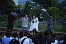 左から押田岳、奥野壮、大幡しえり、渡邊圭祐。