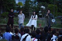 左から押田岳、奥野壮、大幡しえり、渡邊圭祐。