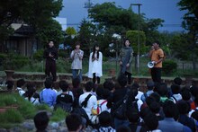 左から押田岳、奥野壮、大幡しえり、渡邊圭祐、田崎竜太。