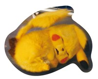 “しわしわ顔ピカチュウ”のステッカー。