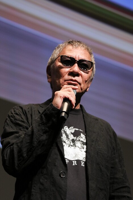 ティーチインに登壇した三池崇史。(c)Kazuko Wakayama