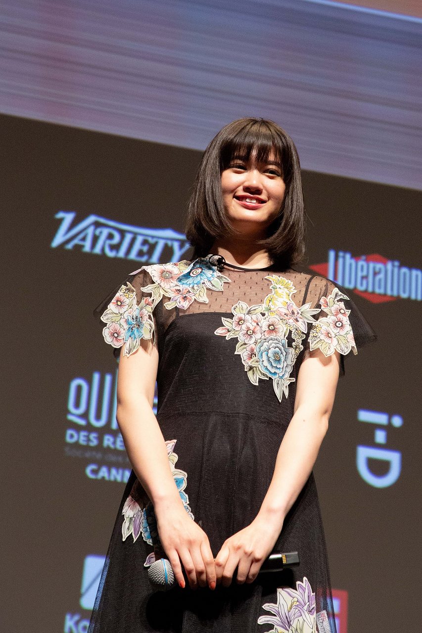 ティーチインに登壇した小西桜子。(c)Kazuko Wakayama