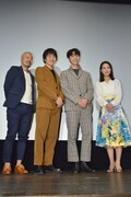 左から松田圭太、村井良大、ジュンQ、真宮葉月。