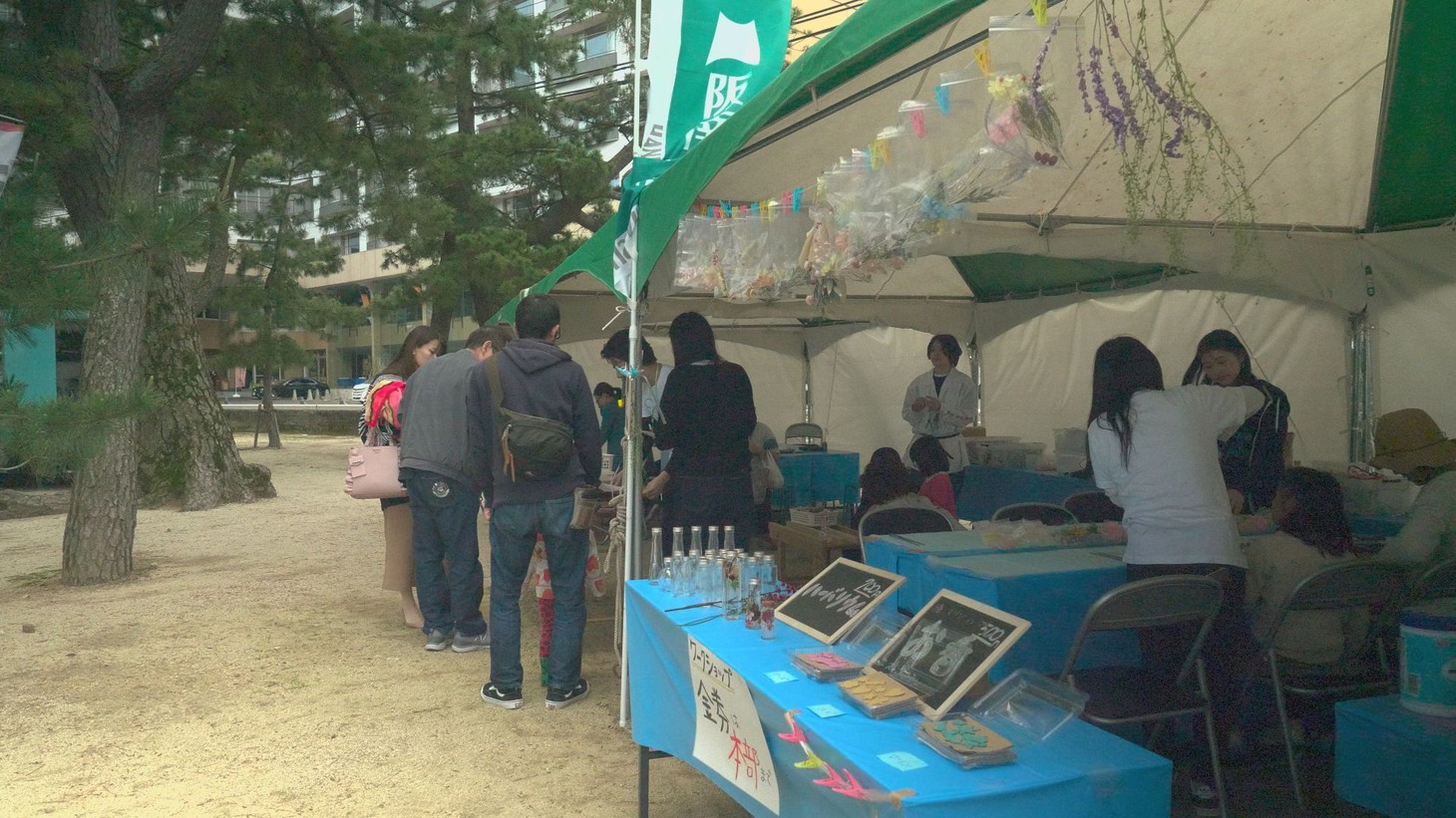 過去の「うみぞら映画祭」の様子。