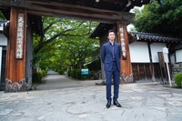 「麒麟がくる」取材会の様子。