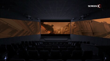 「ゴジラ キング・オブ・モンスターズ」ScreenX上映イメージ