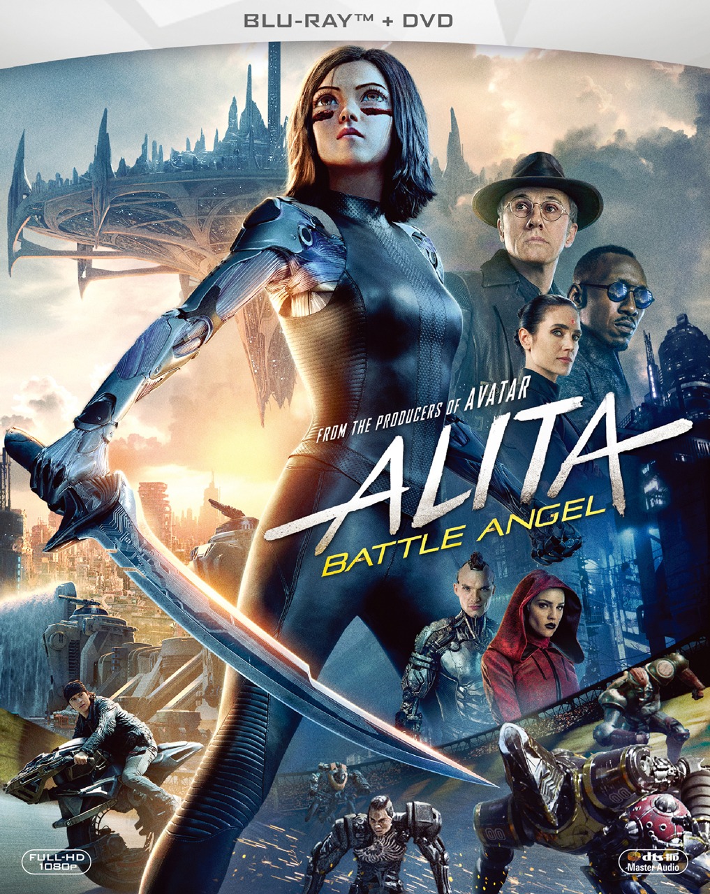 「アリータ：バトル・エンジェル」Blu-ray & DVDセットのジャケット。
