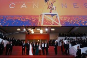 第72回カンヌ国際映画祭で行われた「ワンス・アポン・ア・タイム・イン・ハリウッド」レッドカーペットイベントの様子。