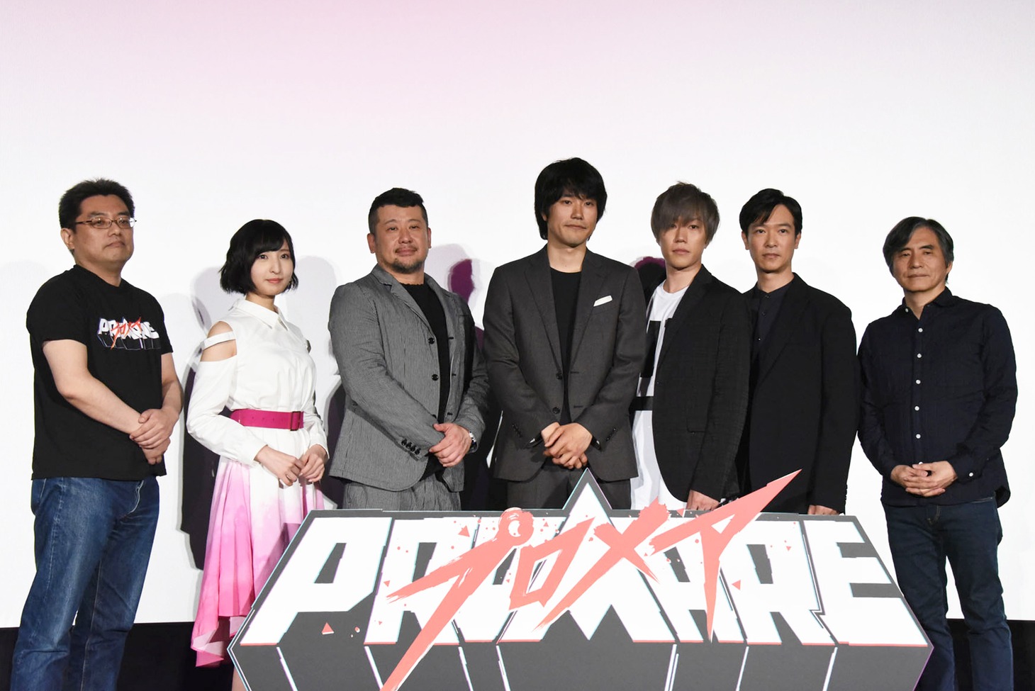 「プロメア」公開記念前夜祭の様子。
