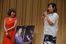 浅田美代子（左）と南海キャンディーズしずちゃん（右）。
