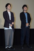 左から逢坂良太、今泉潤。