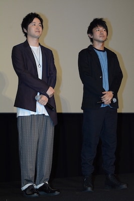左から逢坂良太、今泉潤。