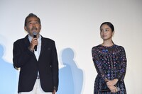 「空母いぶき」初日舞台挨拶の様子。