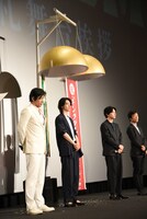 「キングダム」“超大ヒット舞台挨拶”の様子。