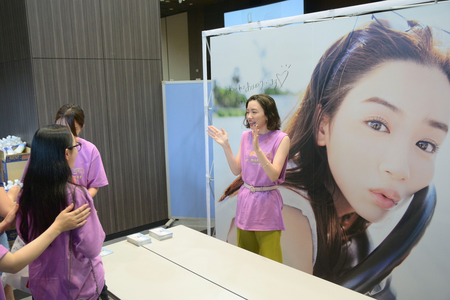 「mei nagano moment special event」の様子。