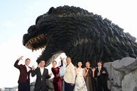 「ゴジラ キング・オブ・モンスターズ」ゴジラカーペットイベントの様子。