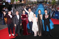 「ゴジラ キング・オブ・モンスターズ」ゴジラカーペットイベントの様子。