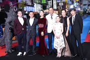 「ゴジラ キング・オブ・モンスターズ」ゴジラカーペットイベントの様子。