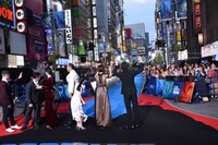 「ゴジラ キング・オブ・モンスターズ」ゴジラカーペットイベントの様子。