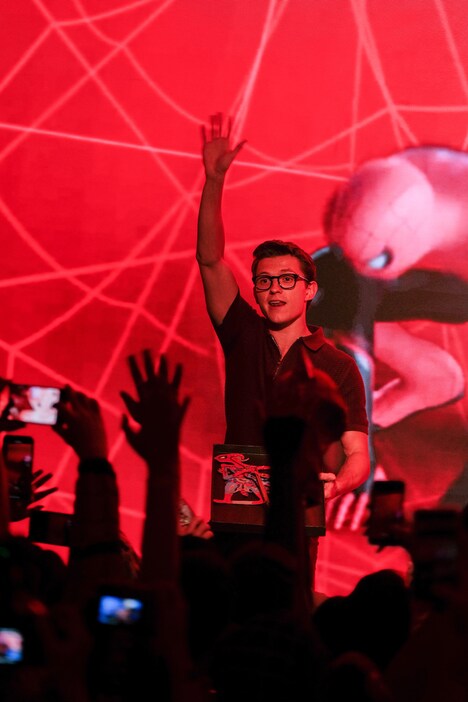 インドネシア・バリ島でのファンイベントに登場したトム・ホランド。