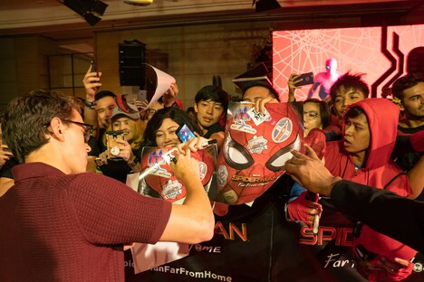 インドネシア・バリ島でのファンイベントに登場したトム・ホランド。