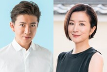 左から木村拓哉、鈴木京香。