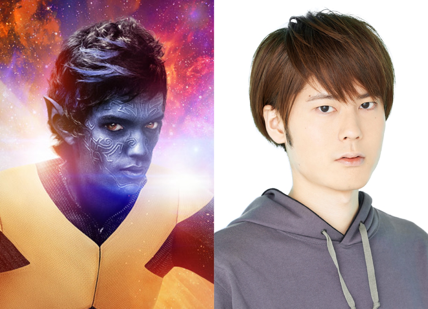左からナイトクローラー、内山昂輝。
