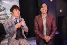 左から西川貴教、河森正治。