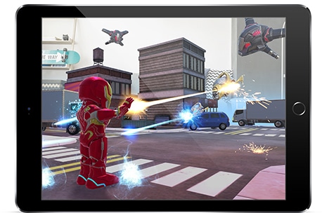 Iron Man MK50 Robotアプリゲームのイメージ。