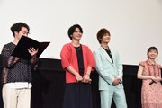 左から森永悠希、眞栄田郷敦、佐野勇斗、山田杏奈。