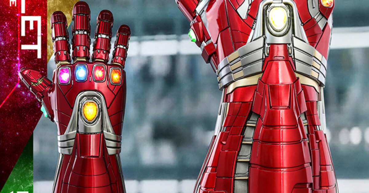 アベンジャーズ」ナノ・ガントレットが実物大で登場、ハルクサイズも 