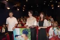 「町田くんの世界」ティーチイン試写会の様子。