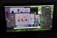 「劇場版 誰ガ為のアルケミスト」キャラクターの制作過程。