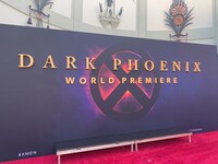 「X-MEN：ダーク・フェニックス」ワールドプレミアの様子。